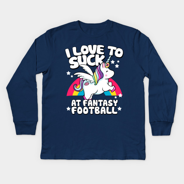 I Suck At Fantasy Football Loser Unicorn